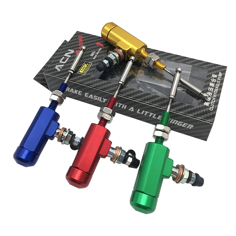 
 Горячая Распродажа алюминий мотоцикла гидравлический цилиндр сцепления стержень тормозной насос  