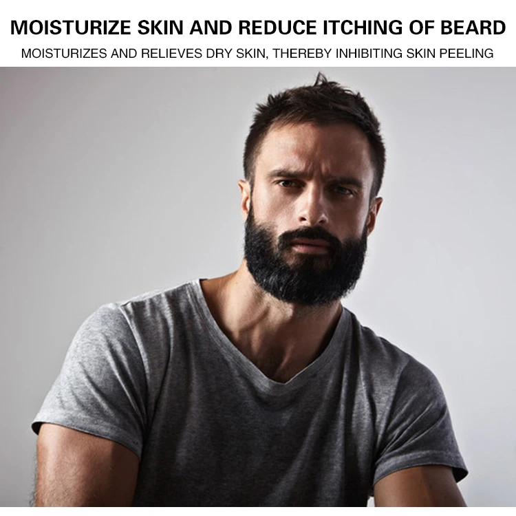 Beard growth oil smooth beard care set organic beard oil for men