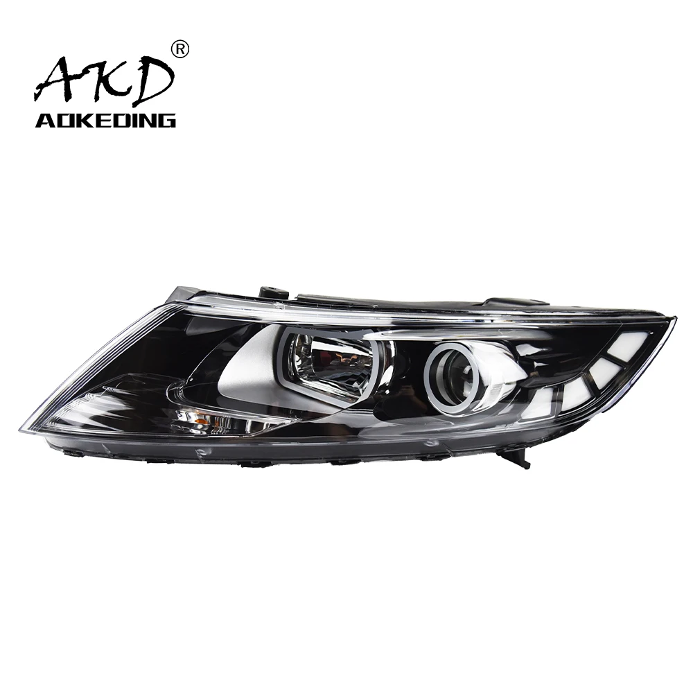 AKD Car Styling Head Lamp for Kia K5 Headlights 2011-2014 Optima LED Headlight Angel Eye LED DRL Hid Bi Xenon Auto Accessories