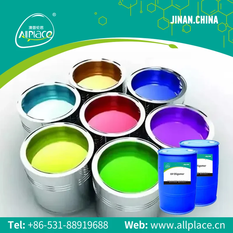 Fast curing polyester-based polyurethane di-acrylate UV oligomer PUA for coatings benzol free good toughness non-yellowing