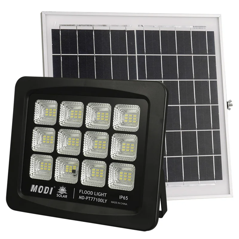 Newest Product Outdoor Waterproof Lighting Ip65 100w Solar Led Flood Lamp
