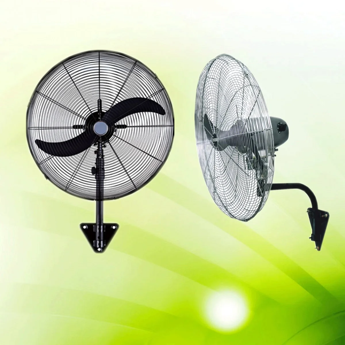 Strong Airflow 18/20/24/26/30inch Metal OX Blade Industrial Stand/Wall Fan