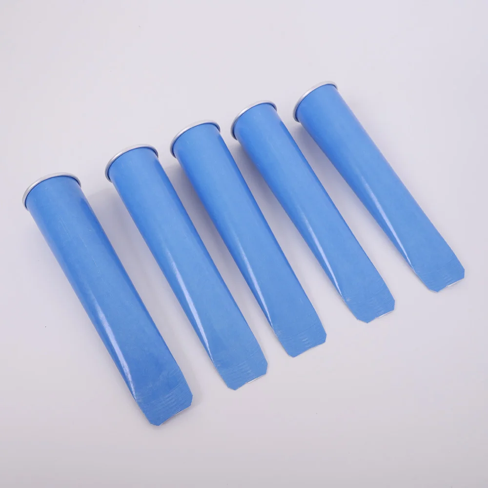 Water Proof High Quality Squeeze Paper Disposable Frozen Tube Boxes Push Up Cream Cups Calippo Ice Lolly Packaging