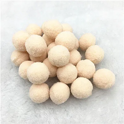 Plush Pom Poms Ball 8mm 10mm 15mm 20mm 25mm 30mm Pompones for baby mobile decoration