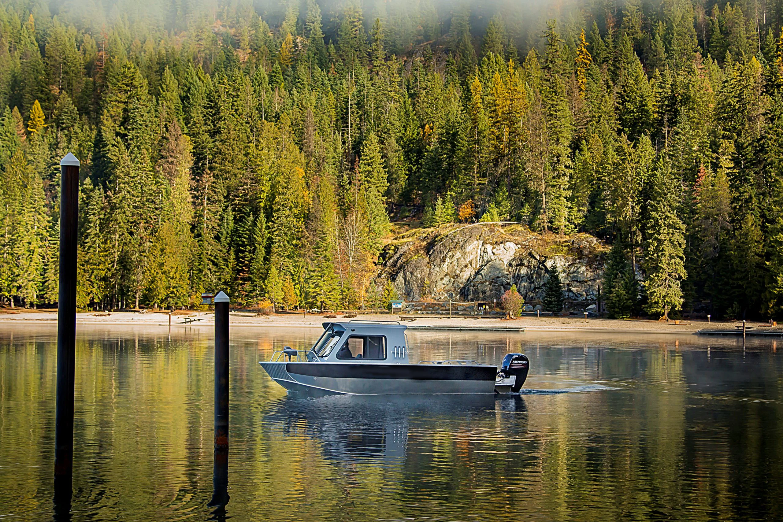 18ft Aluminum cabin fishing  jet boat aluminum boat prices welded