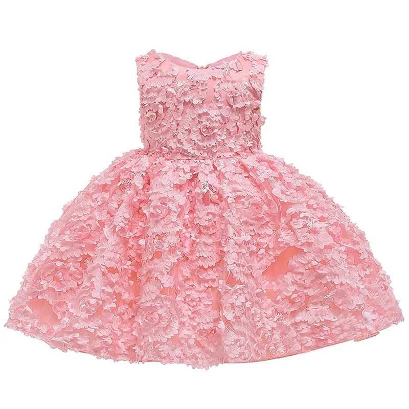 
2021 Summer Children Wears Flower Girls Party Wear Gown Party Dresses For Girl 