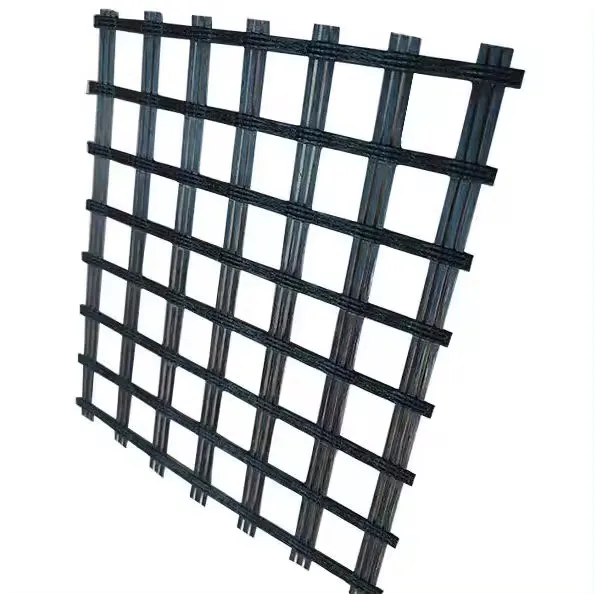 Glass Fiber Biaxial Geogrid for Road Reinforcement