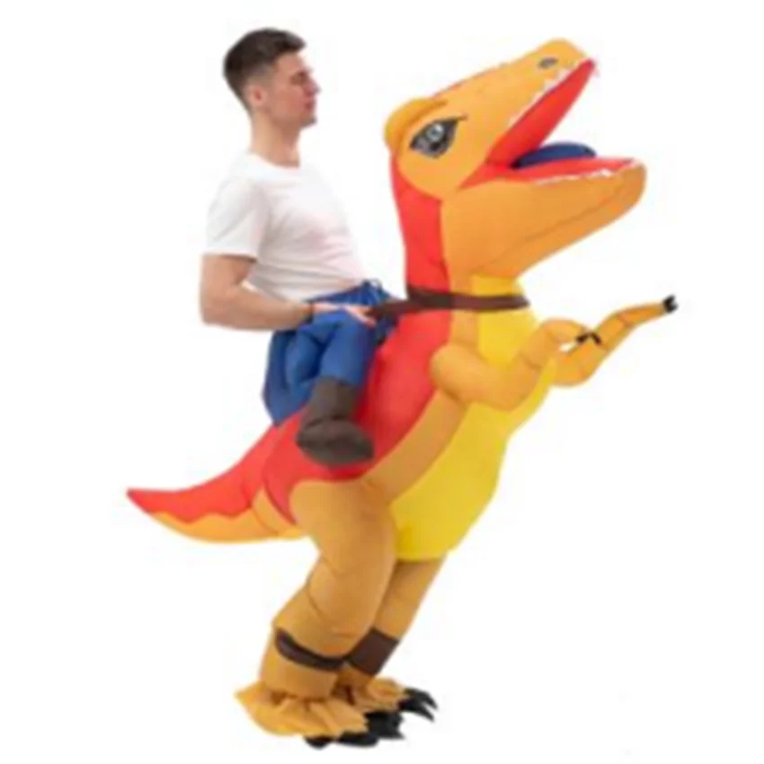 Halloween Carnival Mascot Costume Christmas Party Performance Dinosaur Riding Dragon Inflatable Clothes Costume Cartoon Toys