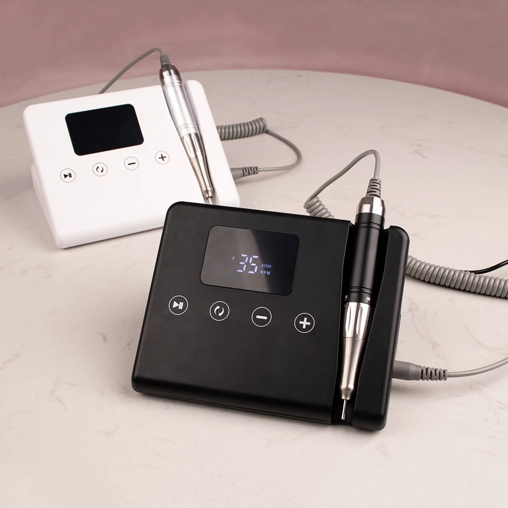 2022 New Professional Salon Nail Art Electric Manicure 35000rpm Telephone Coreless Motor Nail Drill Machine Get Free Sample