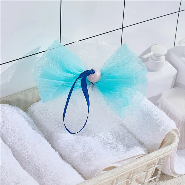 Bubble ball PE net for body cleansing mesh for bath E16