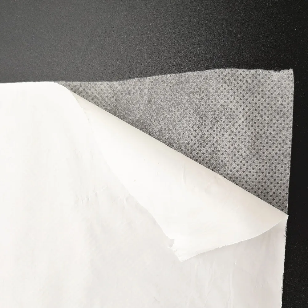 Spunbond laminated with microporous PE film fabric for making disposable clothes