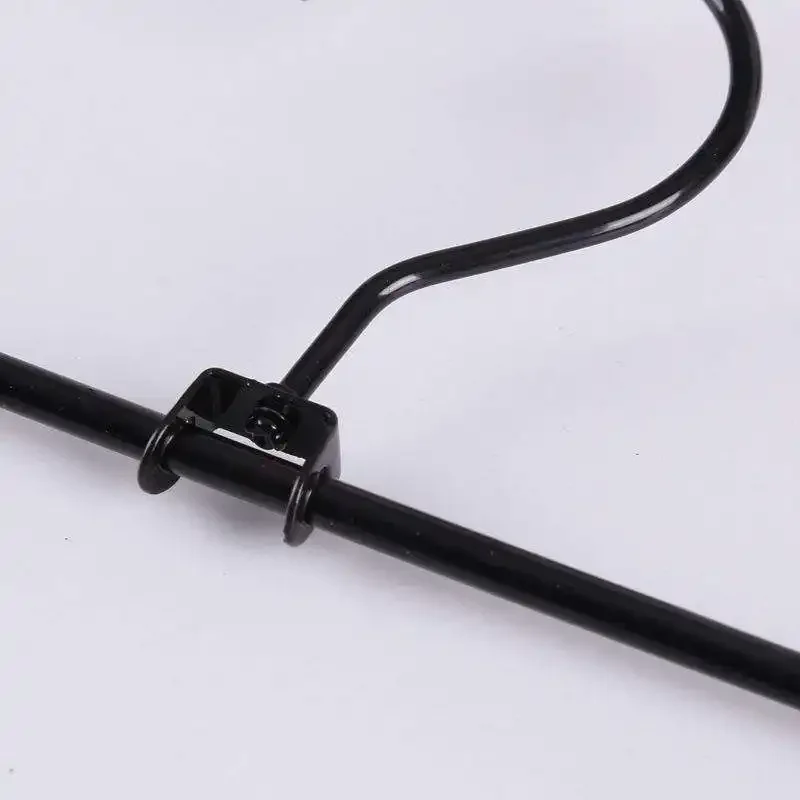 Factory customized metal pants hanger 31cm non slip hanger for skirts, socks, skirts, hangers with clips