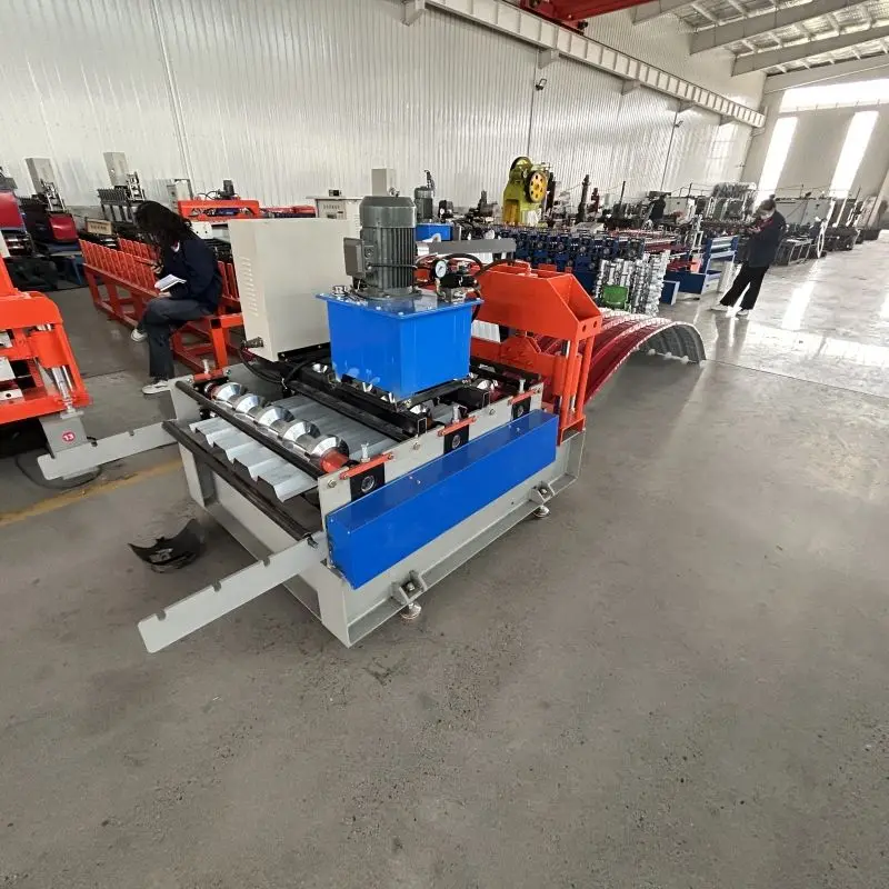 curving former machine angle color steel roofing sheets hydraulic arch camber curving roll forming machine