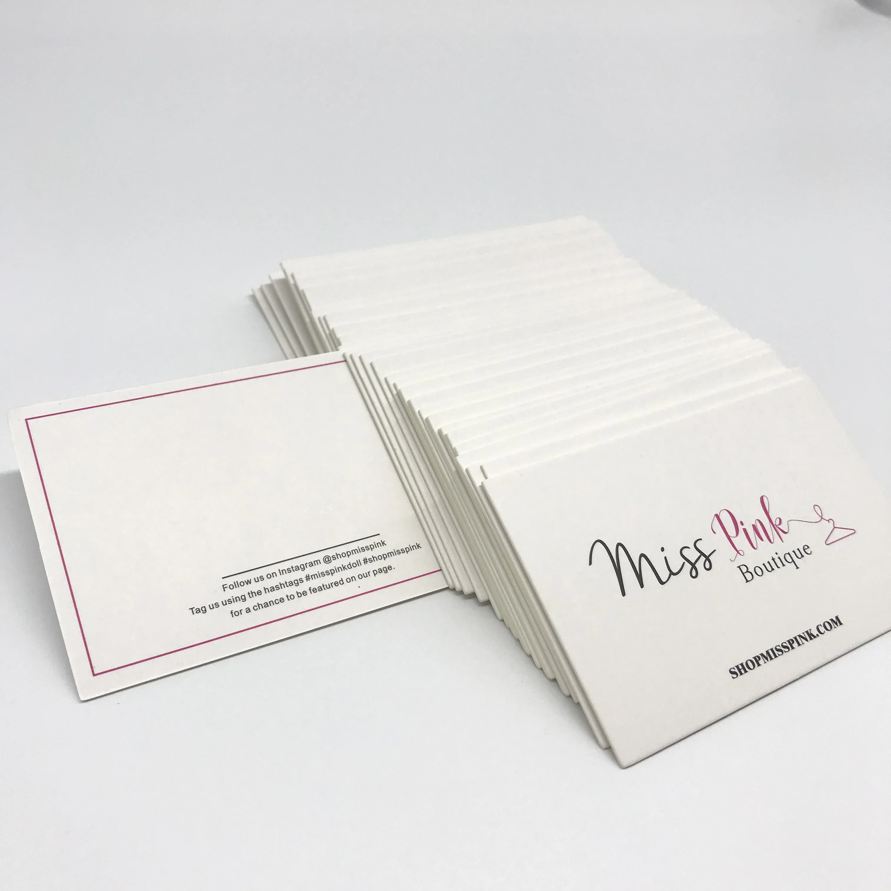 Custom Thank You Card Eco-friendly Design Offset Printing for