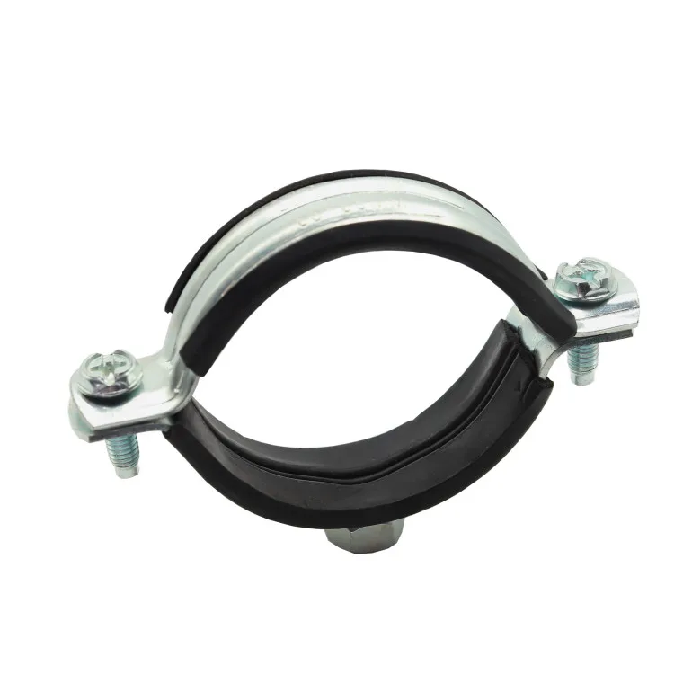 Hot sales heavy duty rubber lined galvanized clamp metal hose clamp