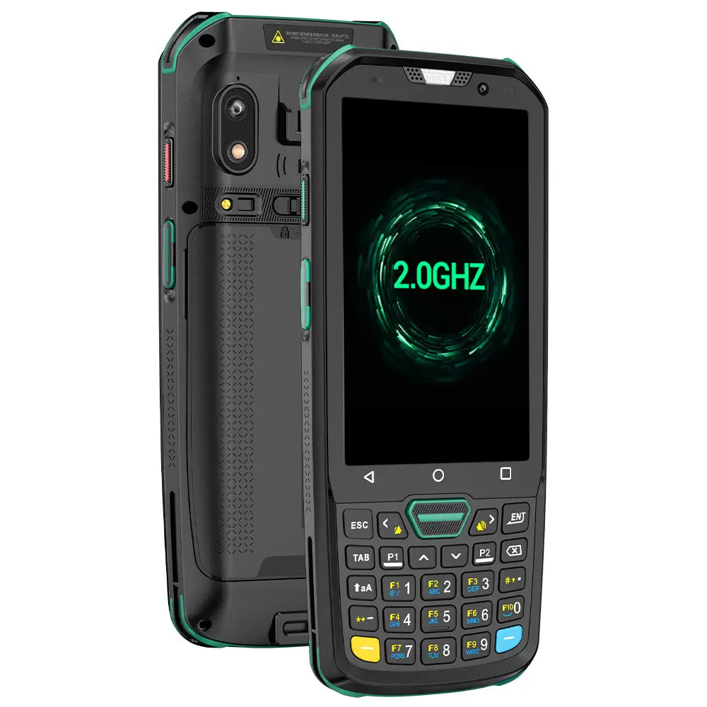 Affordable Price Pos Android 11 4 inch Industrial handheld reader 1D 2D Barcode Scanner with NFC RFID Rugged PDA