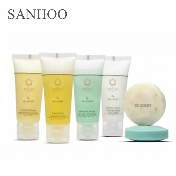 Комплект Туалетных принадлежностей для отеля SANHOO биоразлагаемые товары комфорта 5 звезд экологически