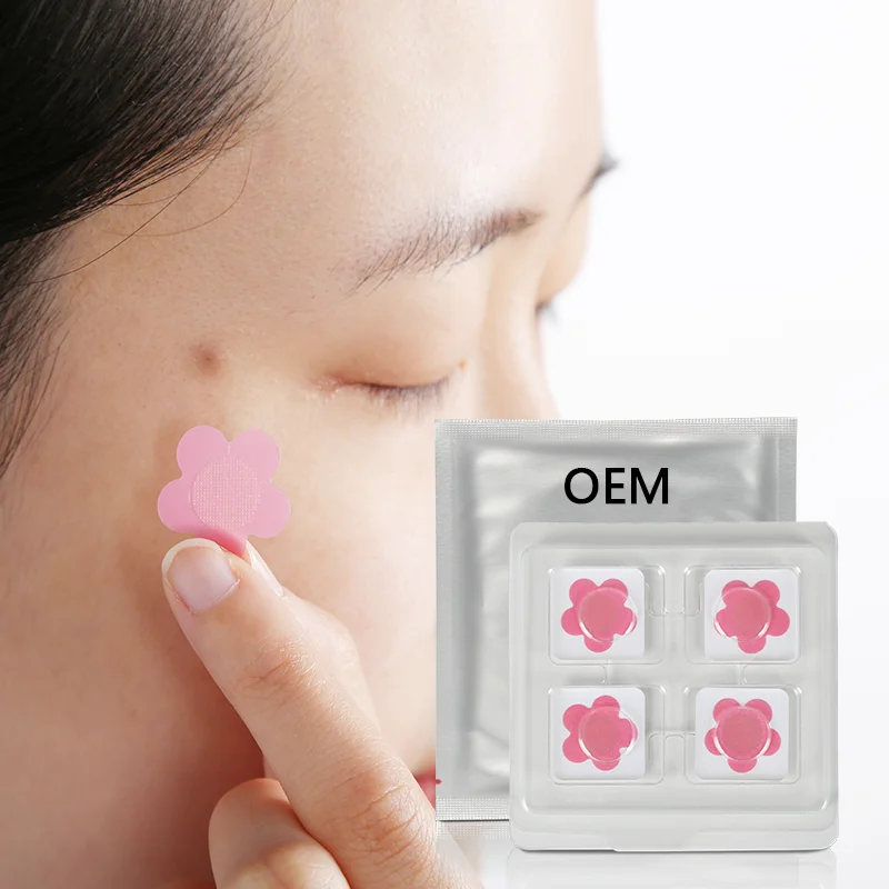 Private Label Skin Care Hydrocolloid Microneedle Facial Remove Repair Pimple Micro Needle Acne Patch