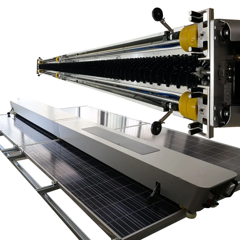 Automatic Solar Panel Cleaning Robot - Remote Web-Based Control for Commercial Solar Farms and Arrays