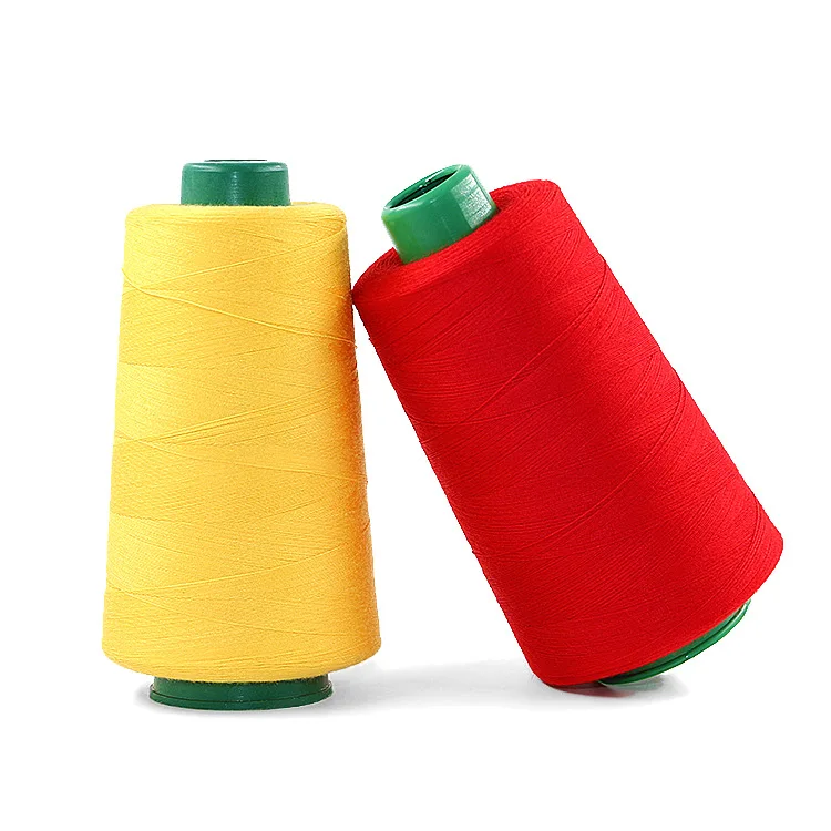 Sinopec Yizhsiliconeester Staple 40s/2 402 Sewing Thread Price China Asia Europe Fiber Spun13 14 100% Polyester High Tenacity