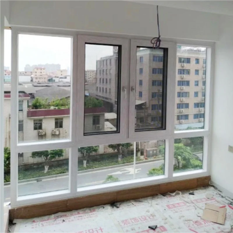 
Latest design french casement window hardware aluminium horizontal double glazed windows Soundproof casement window 