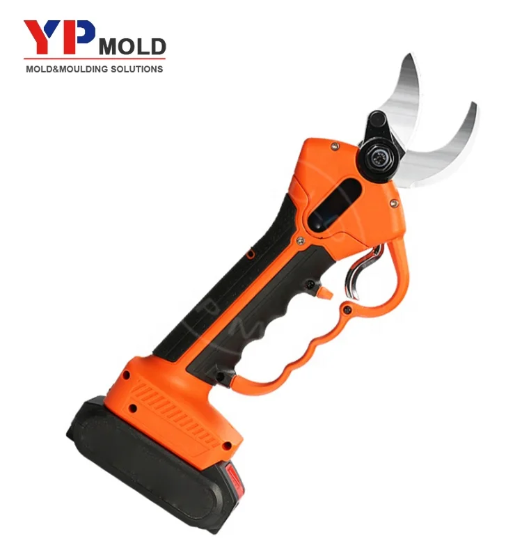 Customized Design Inject Moulding Part Garden Pruning Durable Rechargeable Electric Scissors Plastic Injection Mould Mold