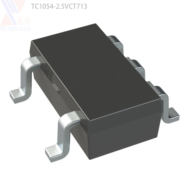 TC1054-2.5VCT713 New Original IC REG 2.5V 50MA SOT23-5 Integrated Circuits TC1054-2.5VCT713 In Stock