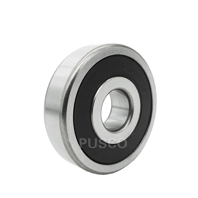 PUSCO High Speed Low Noise Bearing 6403 6303 6003 6404 6405 6406 2RS Metal Rubber Seal Deep Groove Ball Bearing 6405 25x80x21mm