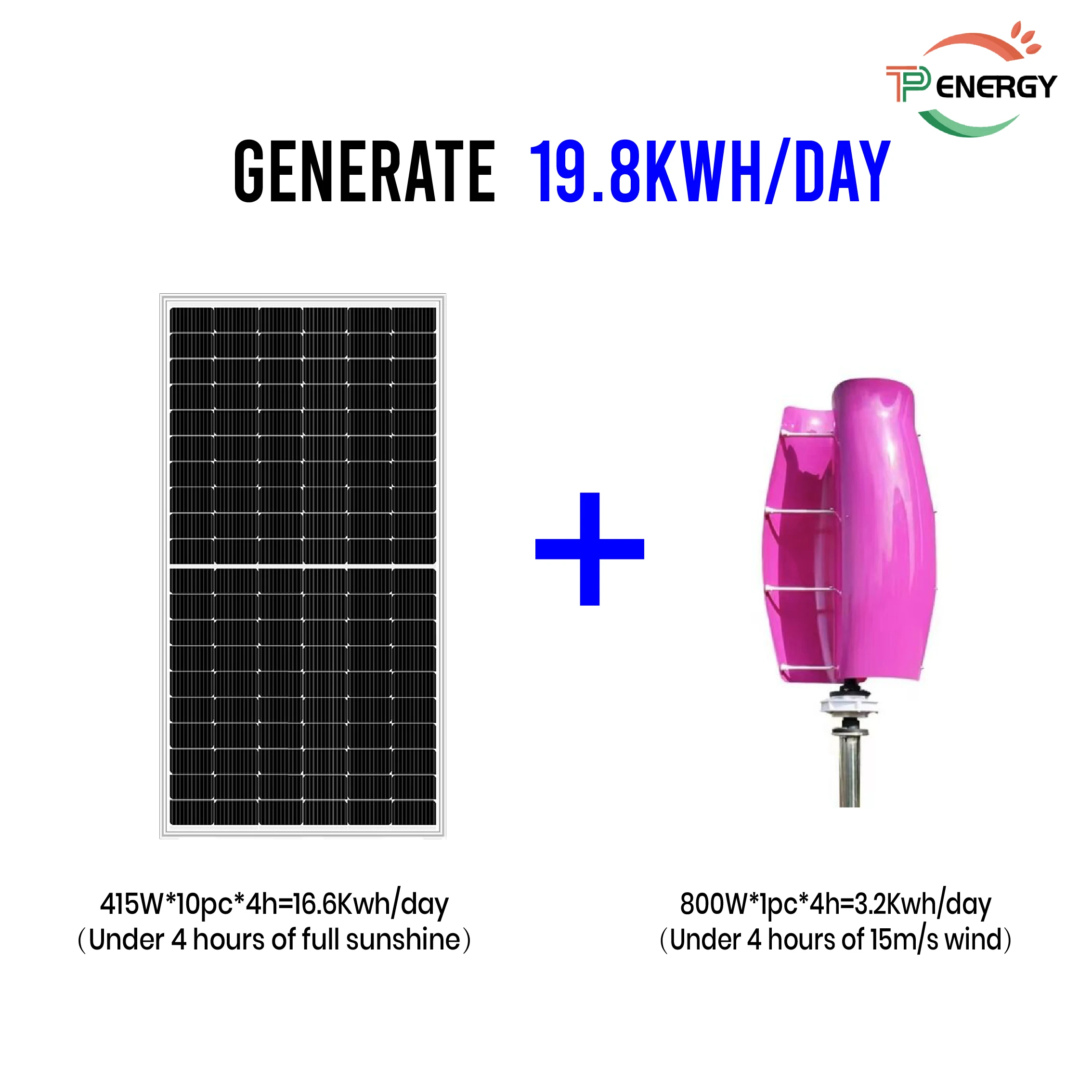 Off Grid 10kw Wind Turbine Power Solar Hybrid Turbine Wind Power Generation Home Solar Systems