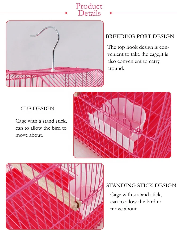 Breeding and Breeding Household Wire Parrot Cage Galvanized Large Iron Wire Pet Cage Bird Cage