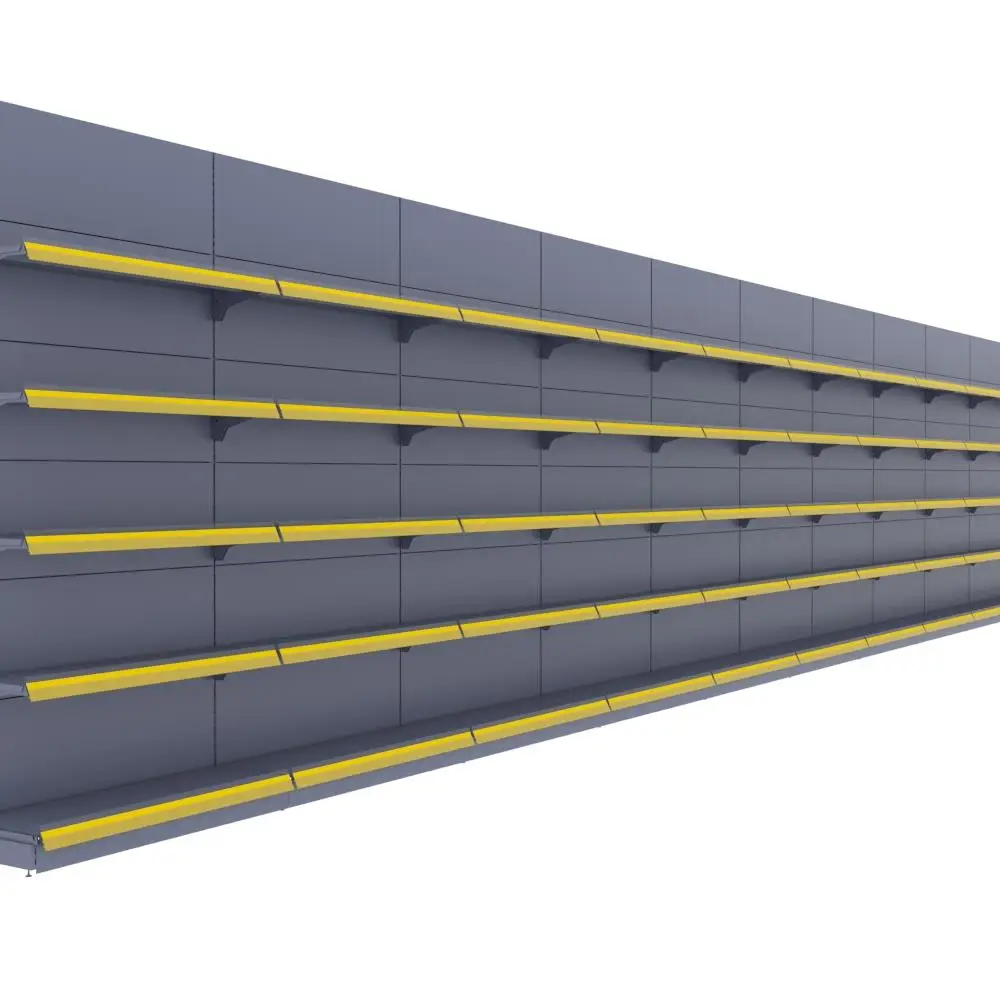 Beauty Retail Store Equipment Rack Gondola Supermarket Shelves