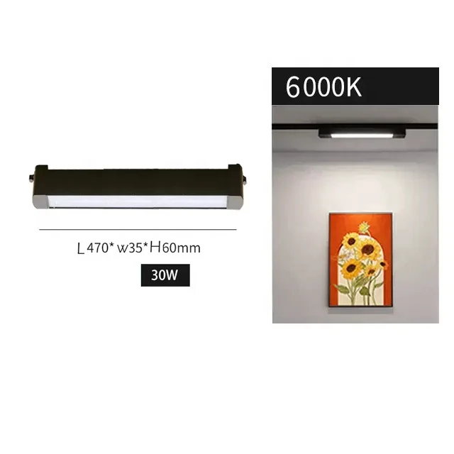 Spot track light 220v 2835 SMD square led track for living room indoor rail light system spotlight for home lighting