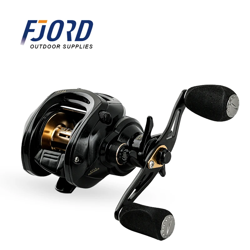 Fjord Bait Casting Reel Big Game 8kg Max Drag 17+1 BB Water Drop Reels