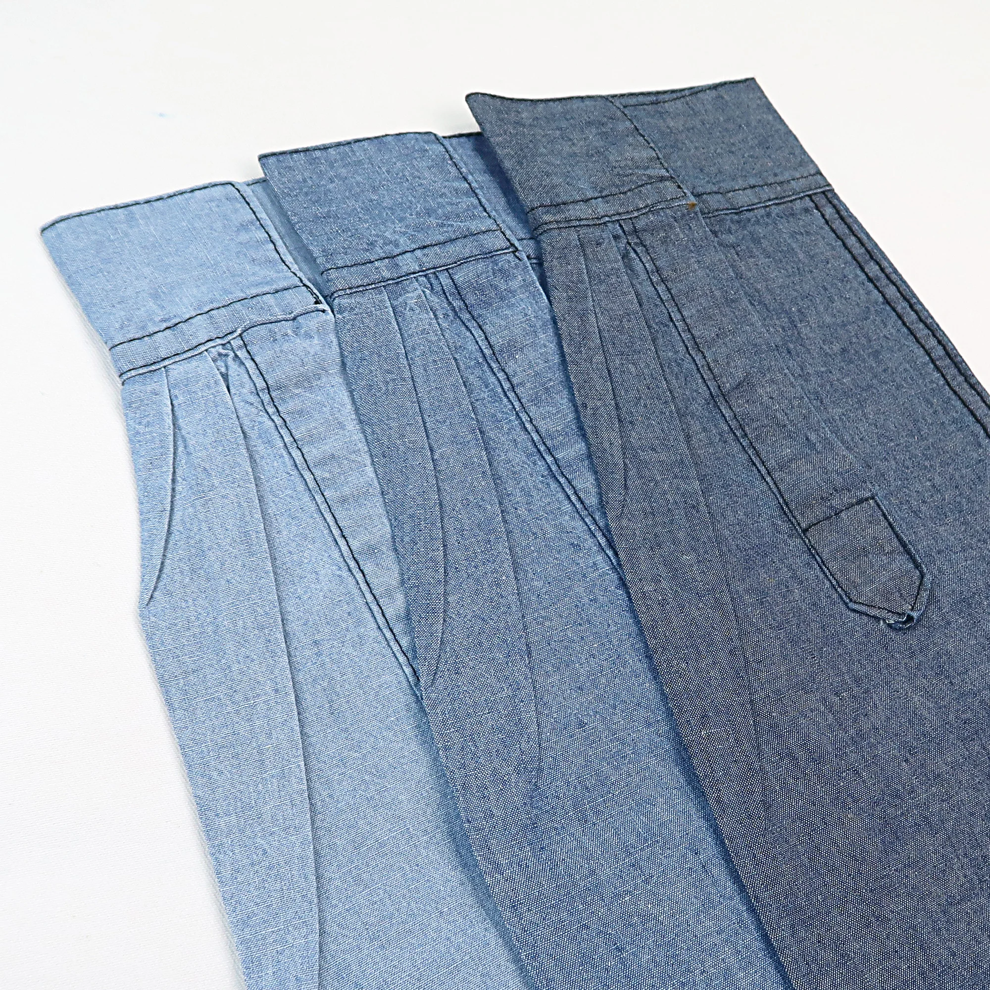 
Soft Silky Cotton Fabrics Jeans Girls Online 100%Cotton Denim Fabric 