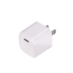 Black White Pc Abs Fireproof Us Type Gan Usb Fast 33w Wall Charger