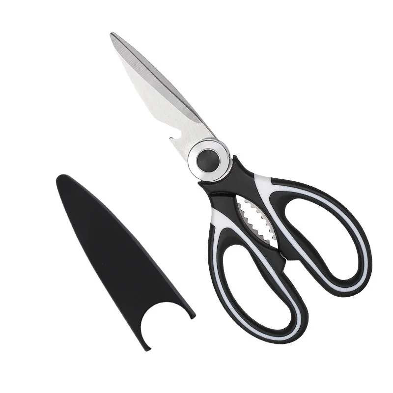 Heavy Duty Kitchen Shears with Protective Sheath household Meat Scissors for meat and vegetable cutting