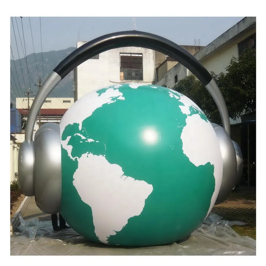 Cheap Freight PVC Inflatable Floating Globe World Globe