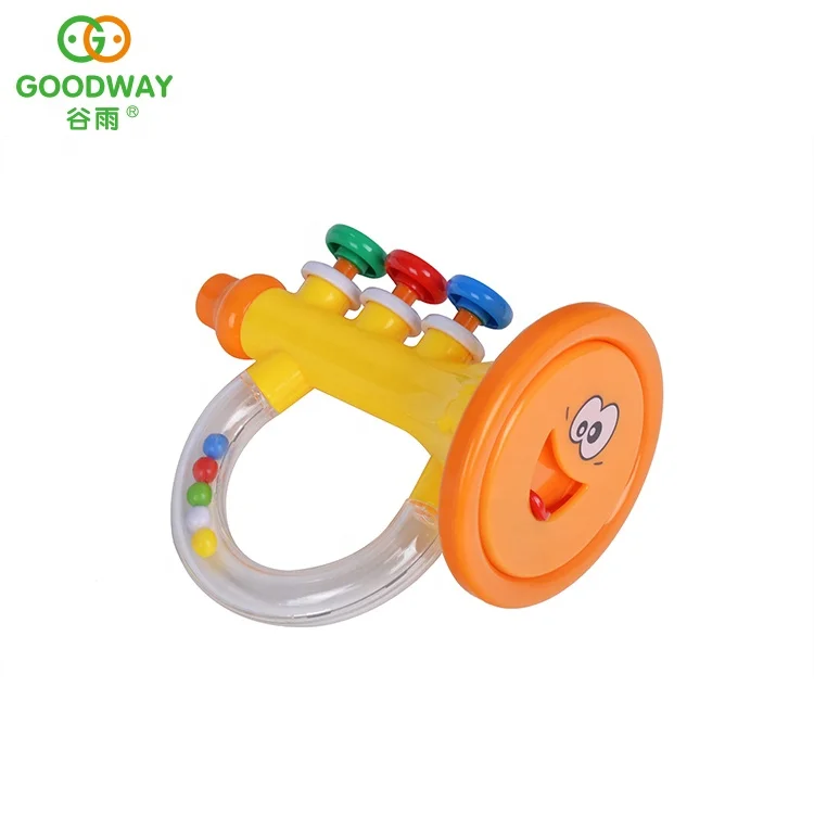 
10pcs Plastic Funny Baby Shaking Hand Ringing Bell Grasping Rattle Set 