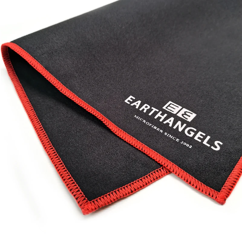 High Quality Silk Screen Printing Microfiber Eyeglasses Camera Watch Jewelry Polishing Cleaning Cloth