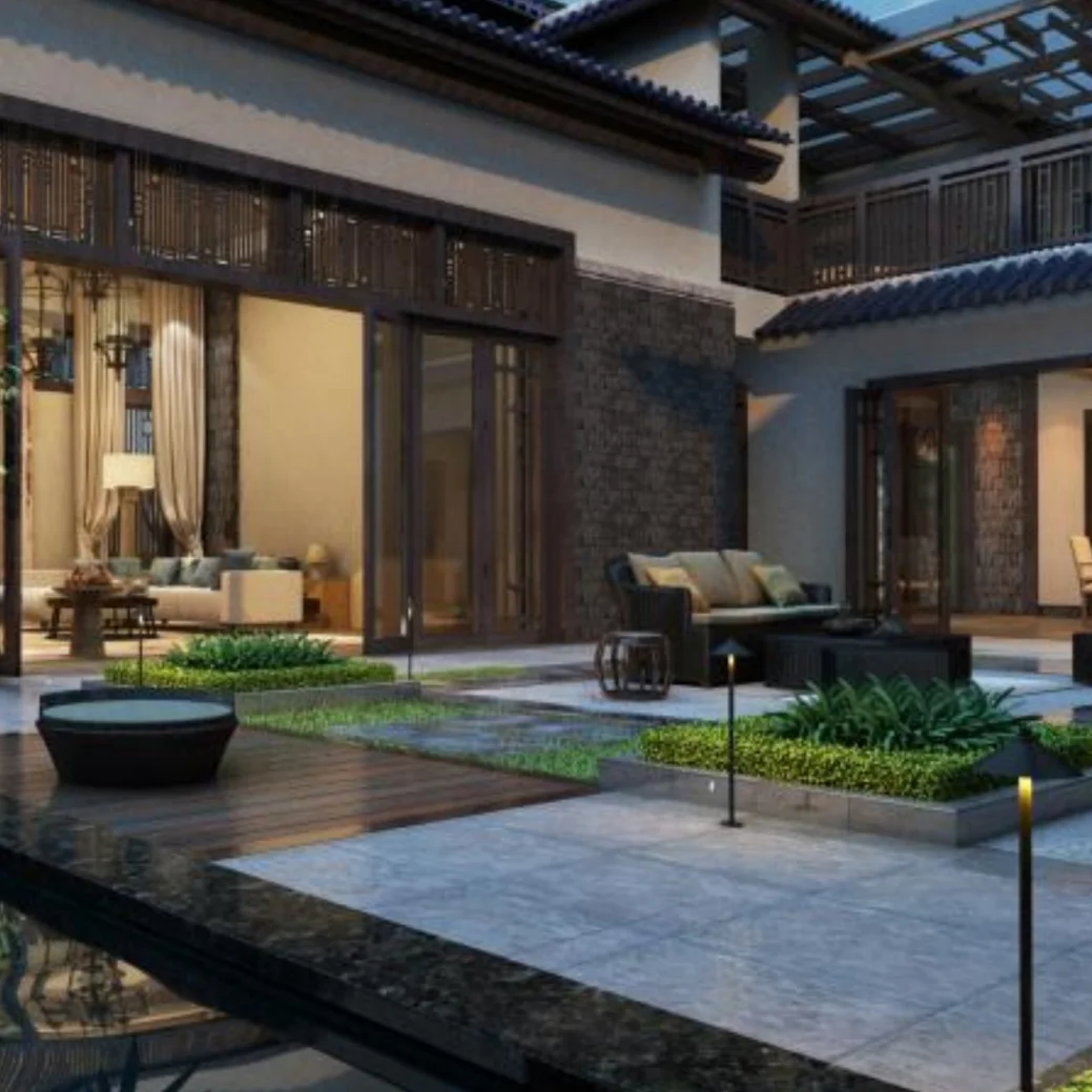 
Original Design Landscape Garden IP65 Aluminum Black LED Lawn Lamp LED Bollard Light 