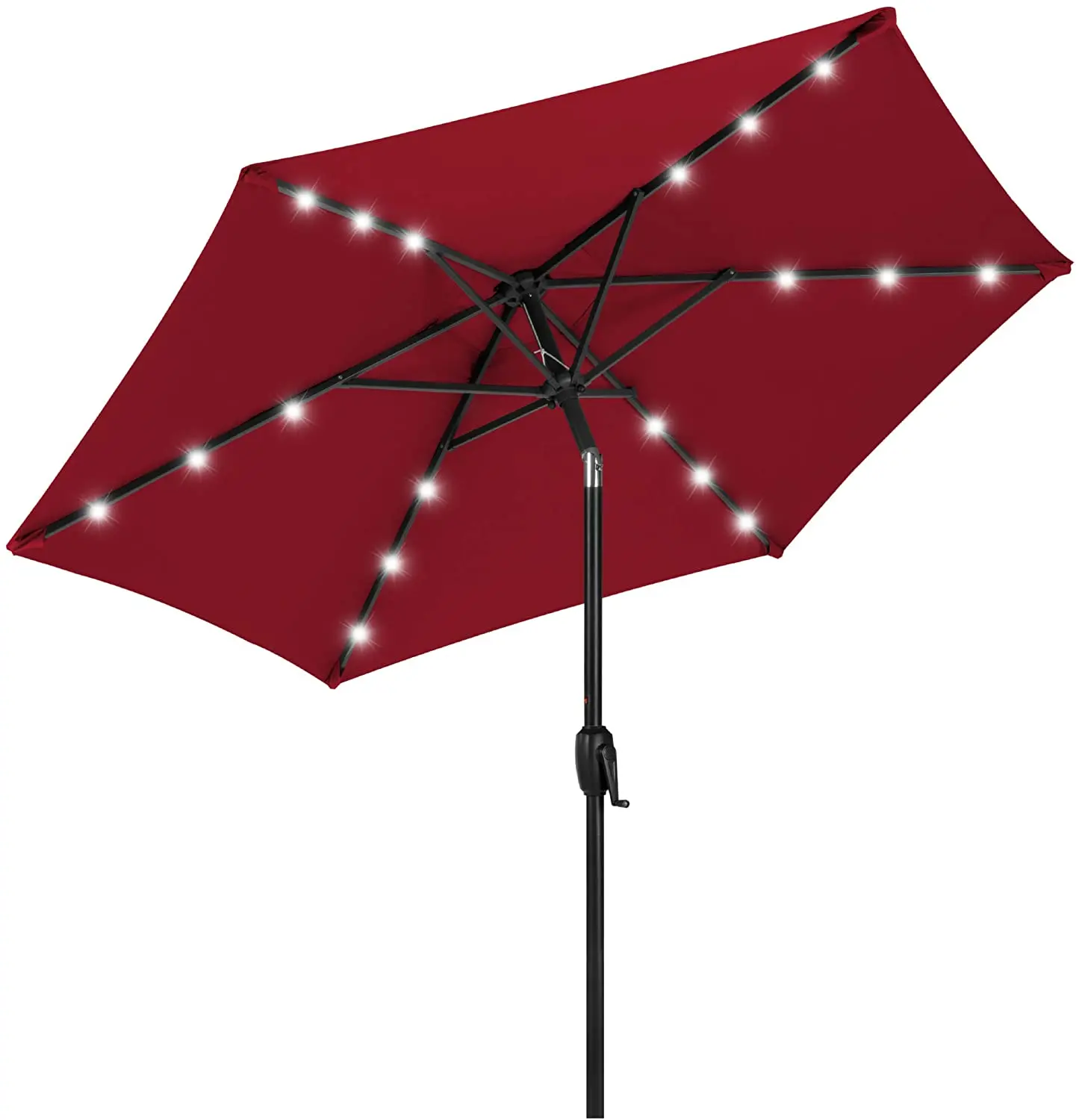Amazon hot sell Outdoor Super  LED Patio Umbrella lamp parasol lamp with USB Charge