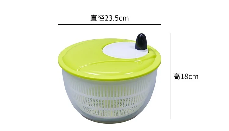 Quick and Easy Multi-Use Lettuce Spinner  Vegetable Dryer Fruit Washer Pasta and Fries Spinner