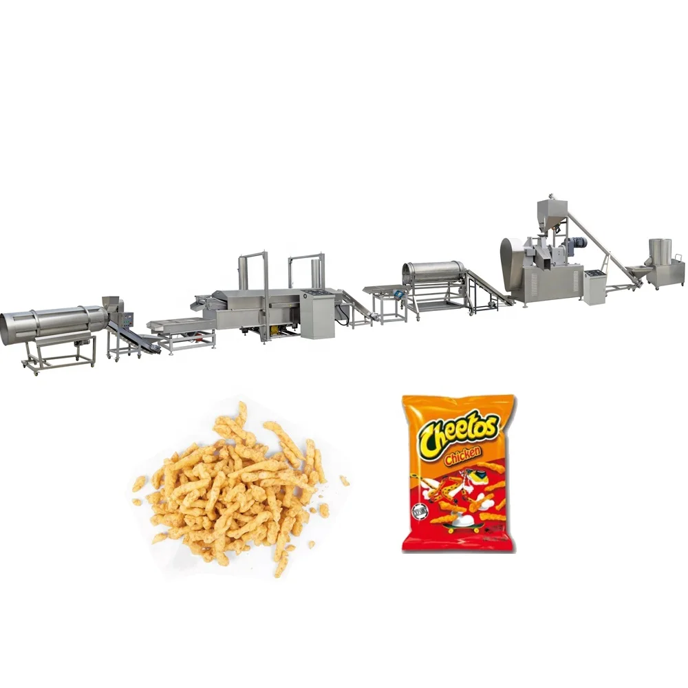 Kurkure Cheetos Extruder Machine Corn Curl Making Machine