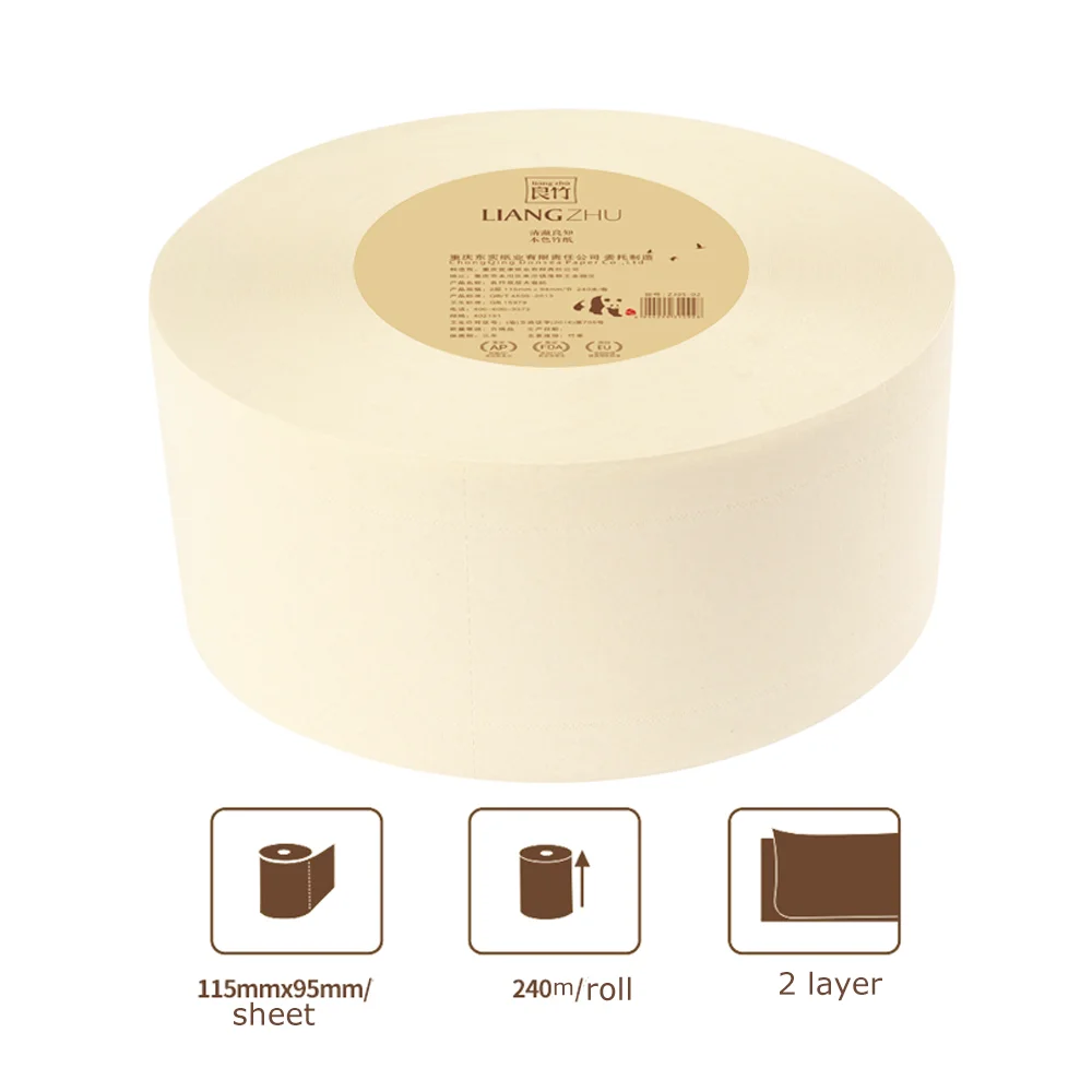 Cheap Bathroom Economical Mini Jumbo Roll Tissue Natural Extra Ultra Soft Cheapest Jumbo Roll Toilet Paper