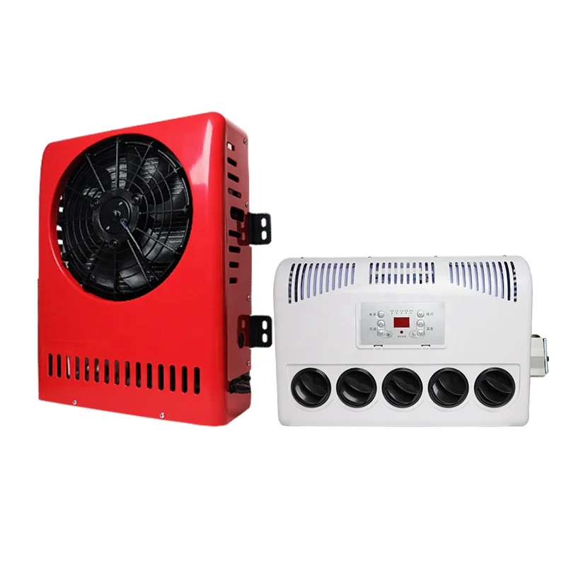Factory Direct Sale Truck Radiator 24V DC Electric Car Air Conditioner 12V excavator construction vehicle ac conditioner
