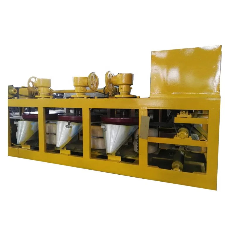Tungsten Tin Minerals Dry Type Three Disc Magnetic Separator