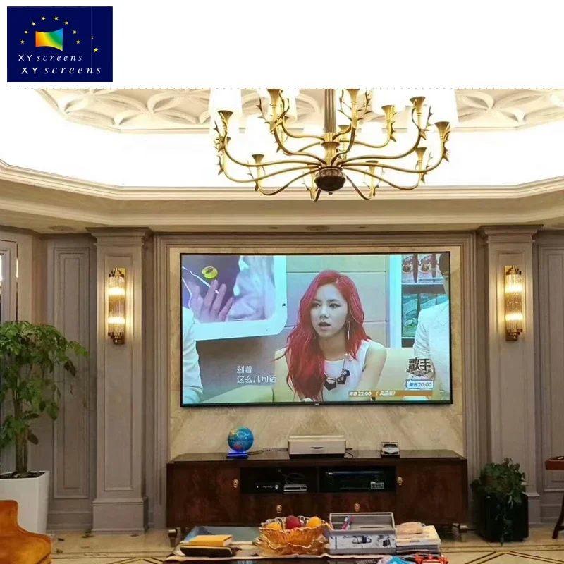 Лидер продаж, проекционный экран XY ALR для домашнего кинотеатра 120 дюйма, 4k, с узкой рамкой, экран для проектора ust