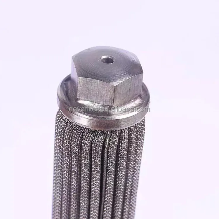 20um Polymer Melt metal candle filter element for Meltblown Nonwoven Production Line polymer filter system