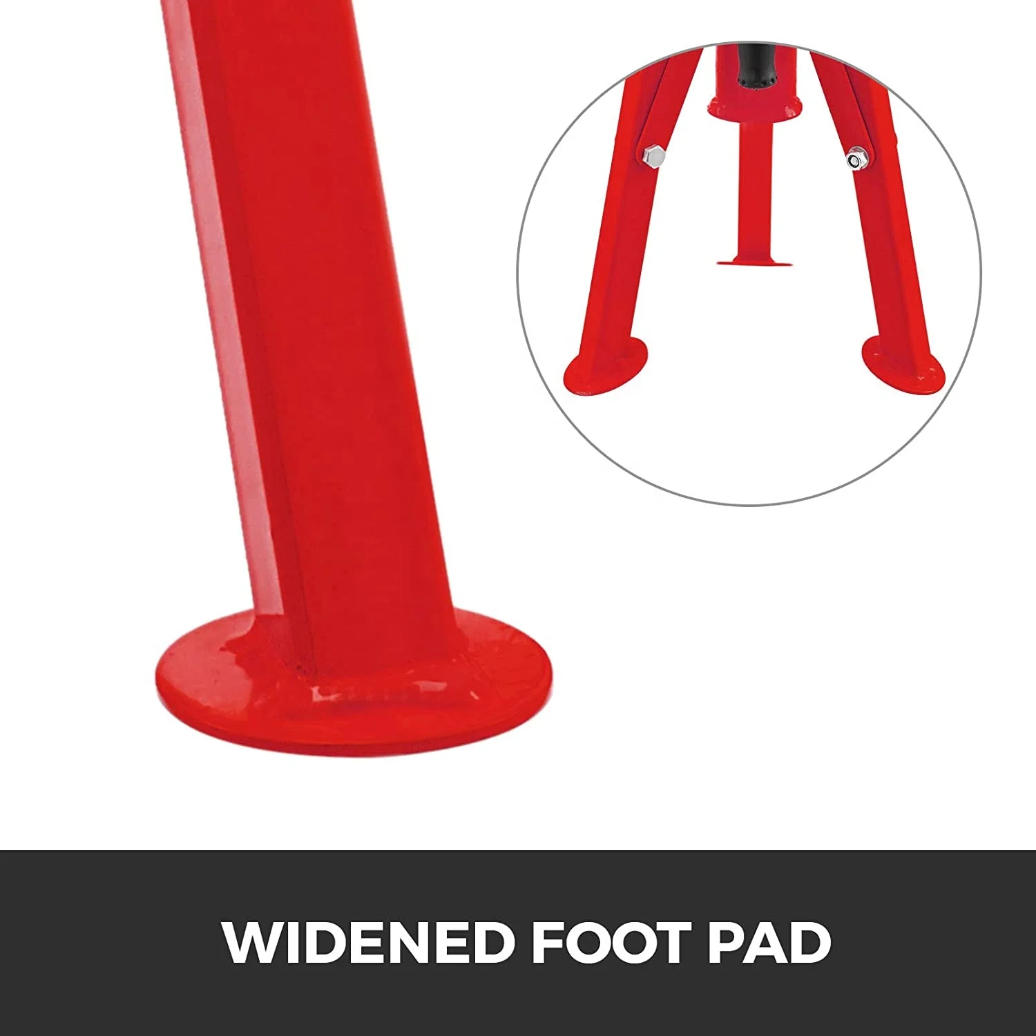 Adjustable 1.5Ton Pipe Jack Stand Pipe Supporting Stand with Transfer V-Head and Folding Legs