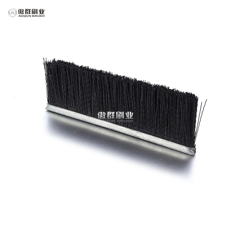 Wholesale Price Customized Sealing Door Cleaning Dust-Proof Aluminum Handle Weather Strip Brush Seals Windows Door